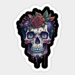 Floral Marvels & Sugar Skulls: Mexico's Dia de los Muertos Sticker